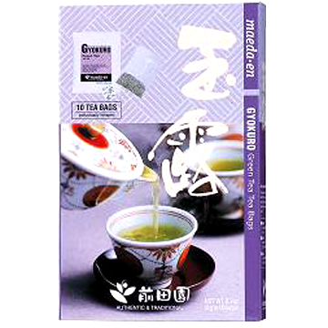 MAEDA GYOKURO GREEN TEA BAG       12/10 PK