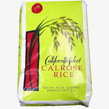 CALIFORNIA  SELECT CALROSE RICE     50.00 #