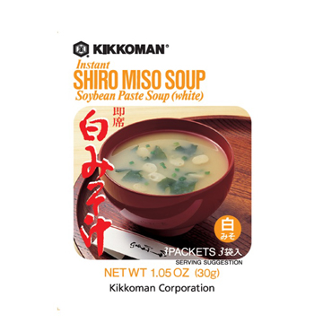 KIKKOMAN INST SHIRO MISO SOUP WHITE  12/1.05 OZ