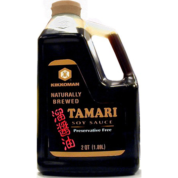 KIKKOMAN SOY SAUCE TAMARI             6/0.5 GAL