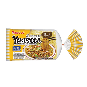 MYOJO NAMA YAKISOBA CURRY 3P 12/17.46 OZ