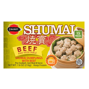 J-BASKET  SHUMAI BEEF 15P            20/7.60 OZ