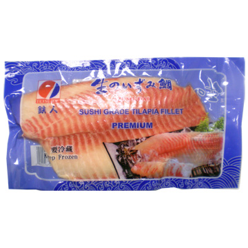 TETSUJIN TILAPIA  FILLET 9Z UP TAIWAN 22  #  RED SNAPPER