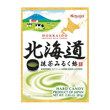 KASUGAI MATCHA MILK CANDY   2/12/2.85 OZ