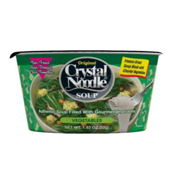 CRYSTAL NOODLE SOUP VEG & EGG     6/1.83 OZ