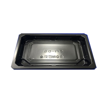 SPI SUSHI TRAY 0.8 BODY BLACK R6  24/50 PC