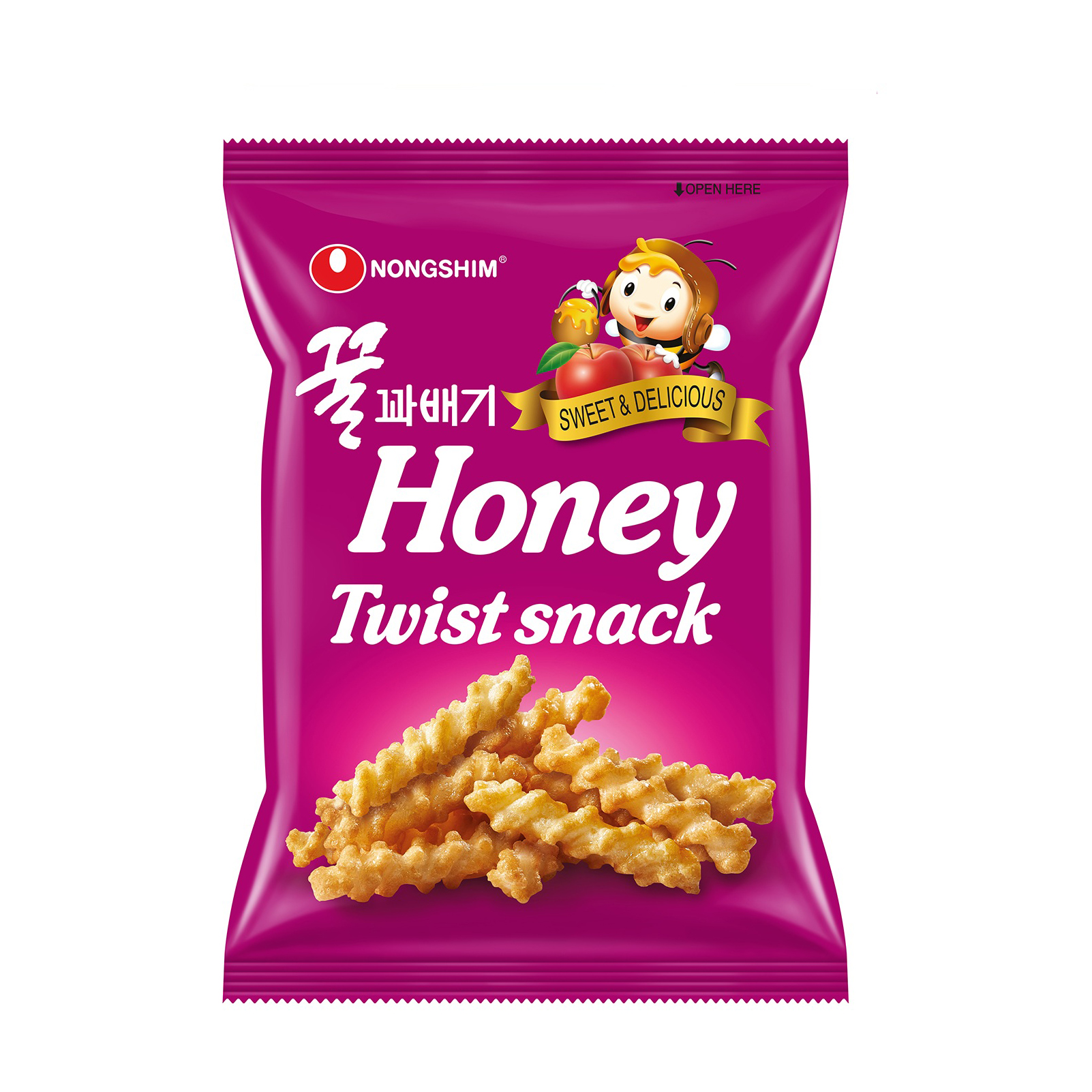 NONGSHIM HONEY TWIST SNACK         20/2.64 OZ