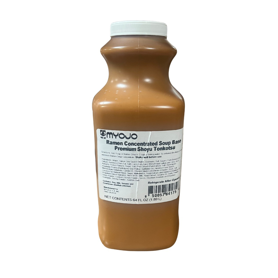 MYOJO PREMIUM RAMEN CONCENTRATED SOUP BASE SHOYU TONKOTSU 84175 6/64.00 FZ