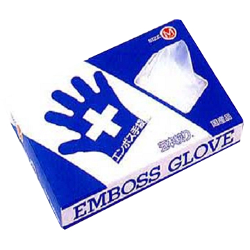 TOKYO PACK EMBOSS GLOVE M W-BOX  10/200 PC