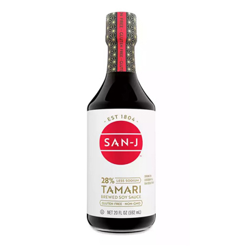 SAN-J TAMARI SOY SAUCE LOW SODIUM GF 6/20.00 FZ