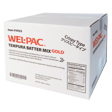 WELPAC  TEMPURA BATTER MIX GOLD BOX   30.00 #