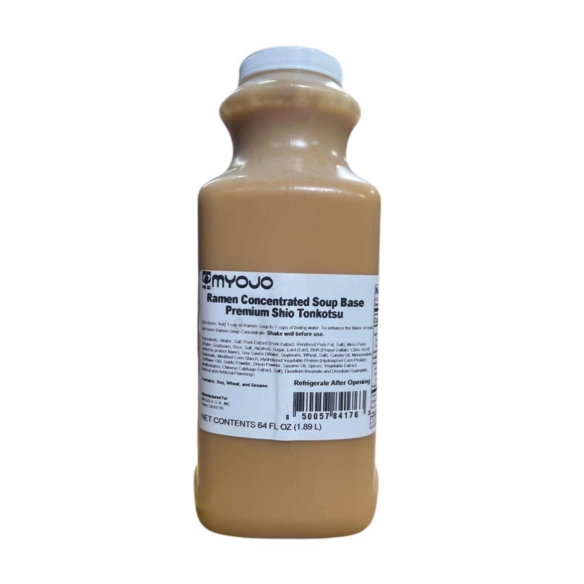 MYOJO PREMIUM RAMEN CONCENTRATED SOUP BASE SHIO TONKOTSU 84176 6/64.00 FZ