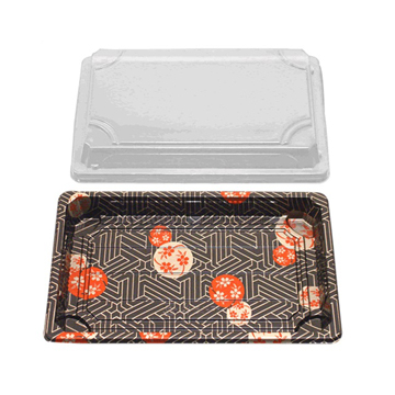 TETSUJIN SUSHI TRAY&LID YP-1.5 R6 10/50P