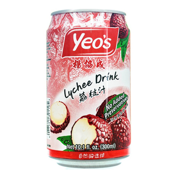 YEO'S LYCHEE DRINK           24/10.10 FZ