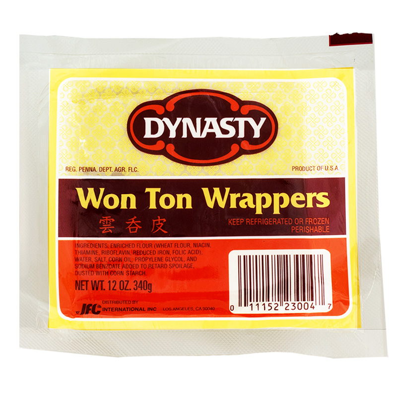DYNASTY WONTON WRAPPERS           12/12.00 OZ