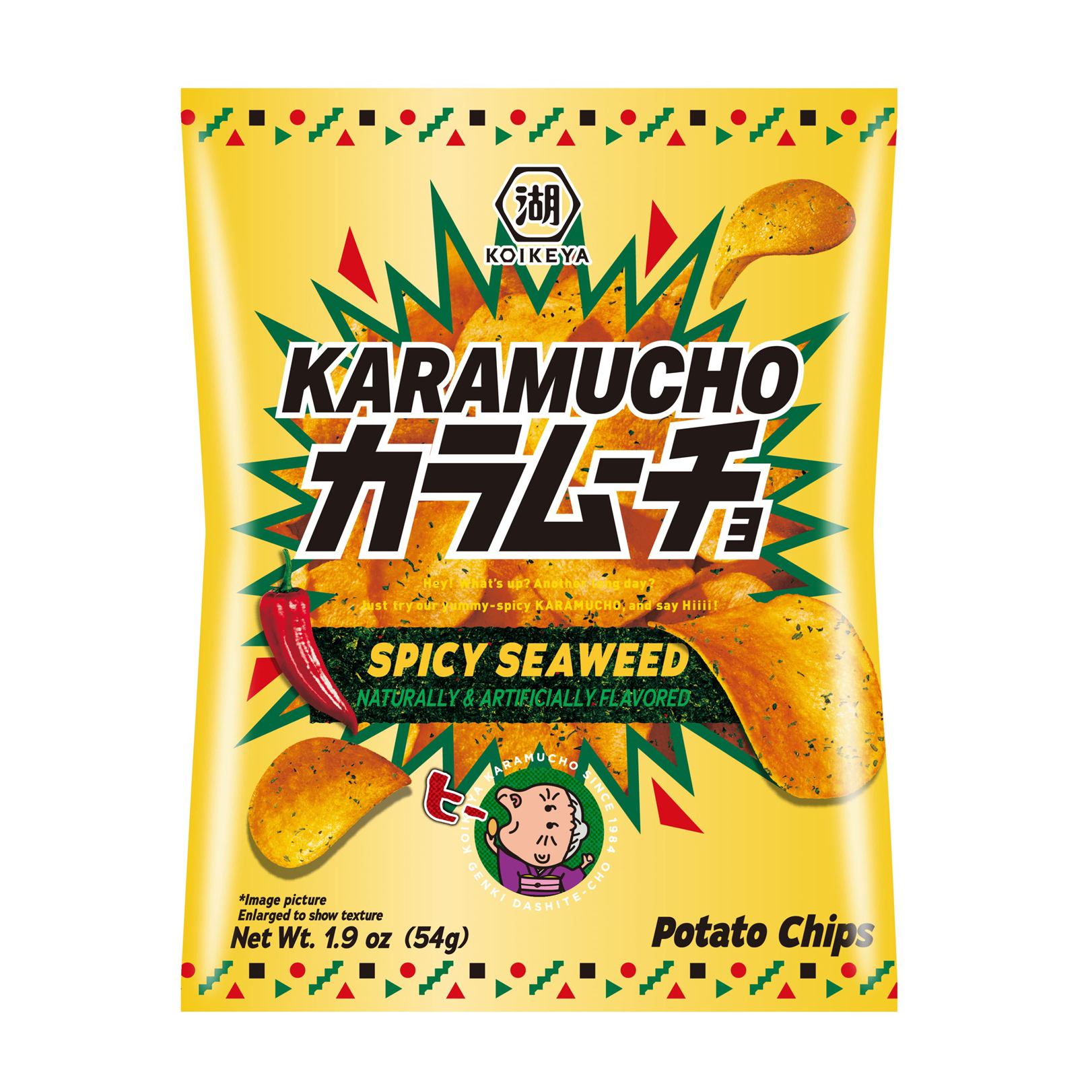 KOIKEYA KARAMUCHO SPICY SEAWEED 12/1.9 Z