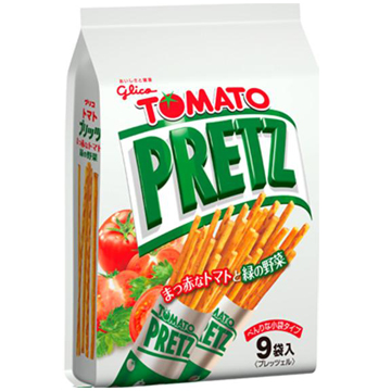 GLICO TOMATO PRETZ 8P        8/6/3.88 OZ