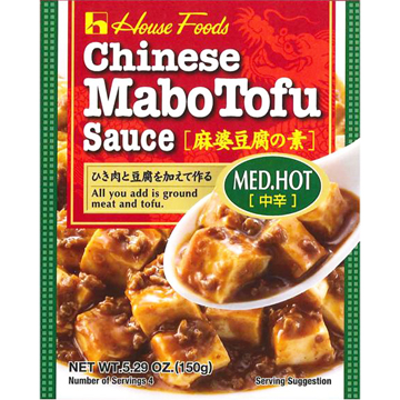 HOUSE FOOD MABO TOFU SAUCE MED HOT   3/10/5.29 OZ