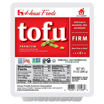 HOUSE FOOD TOFU FIRM RED             12/14.00 Z