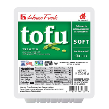 HOUSE FOOD TOFU SOFT(SILKEN) GREEN     12/14.00 Z