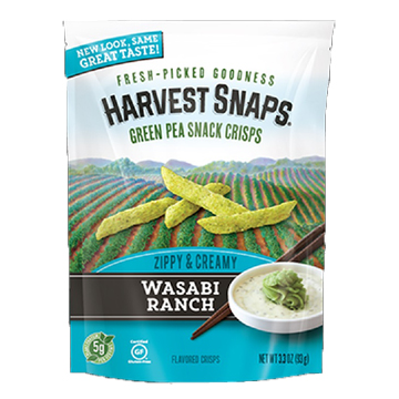 CLB GREEN PEA CRISPS WASABI RANCH 12/3.3 Z