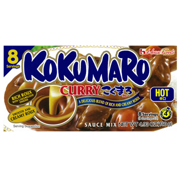 HOUSE FOOD KOKUMARO CURRY HOT      6/10/4.93 OZ