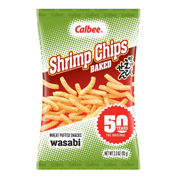 CALBEE SHRIMP CHIPS WASABI(69636)12/3.3Z