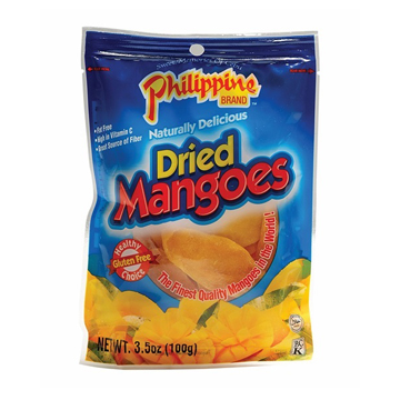 PHILIPPINE DRIED MANGOES      25/3.50 OZ