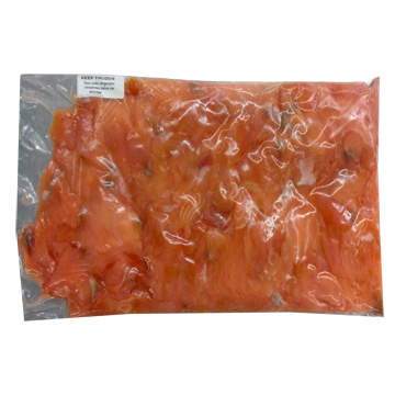 KING&PRINCE SMOKED NOVA ATLANTIC SALMON TRIM FARM USA 6/5.00 #