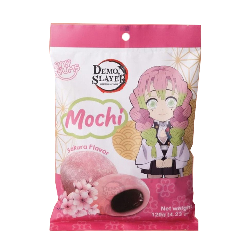 ANYYUMS DEMON SLAYER KIMETSU NO YAIBA MOCHI SAKURA FLAVOR 12/4.23 OZ