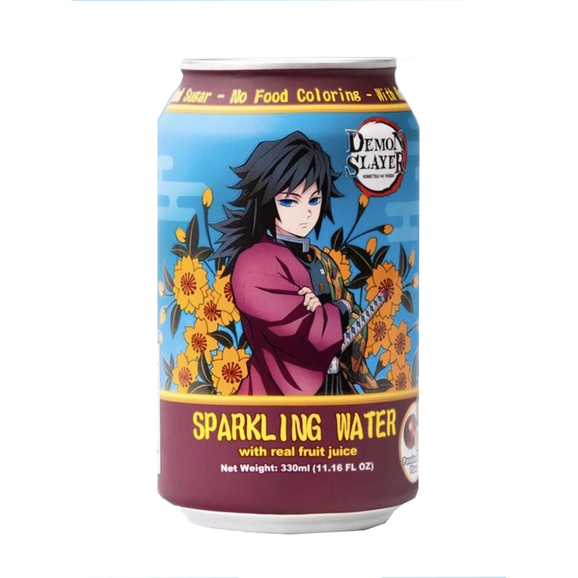 ANYYUMS DEMON SLAYER KIMETSU NO YAIBA SPARKLING WATER PASSION FRUIT 24/11.16 FZ