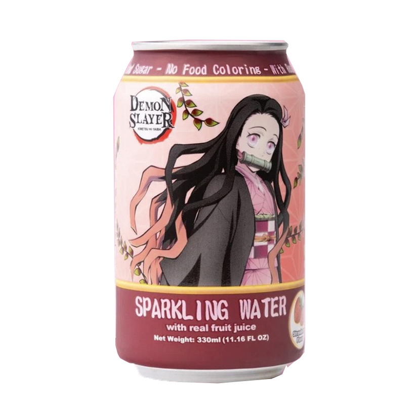 ANYYUMS DEMON SLAYER KIMETSU NO YAIBA SPARKLING WATER STRAWBERRY 24/11.16 FZ