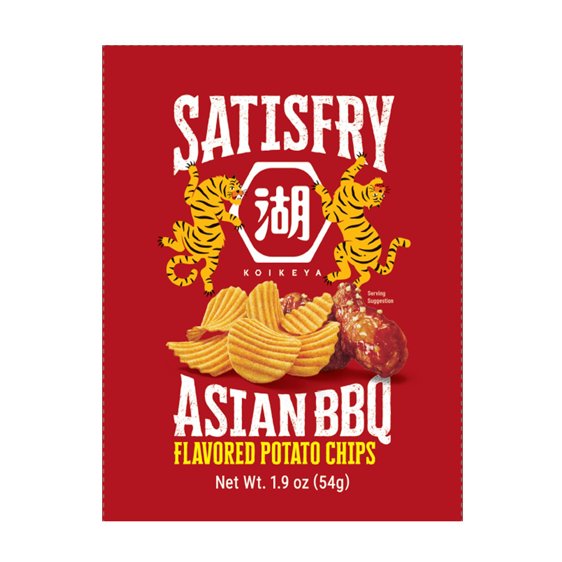 KOIKEYA SATISFRY ASIAN BBQ    12/1.90 OZ