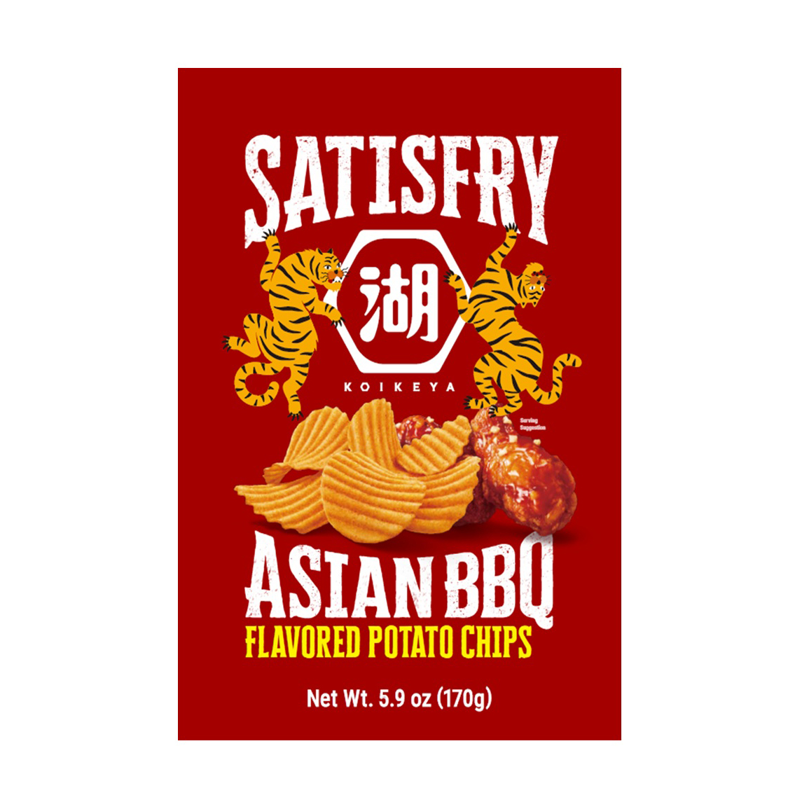 KOIKEYA SATISFRY ASIAN BBQ    12/5.90 OZ