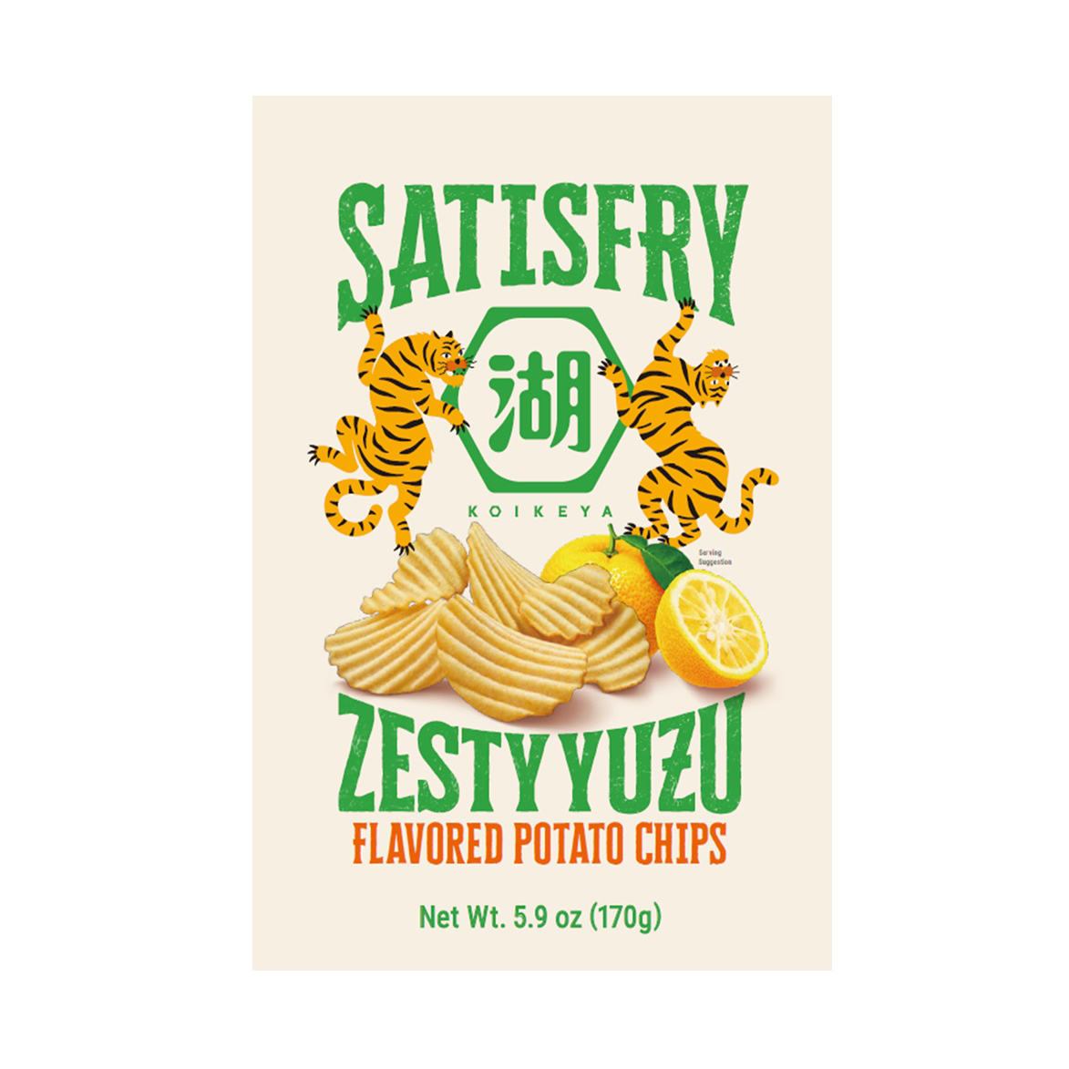 KOIKEYA SATISFRY ZESTY YUZU   12/5.90 OZ