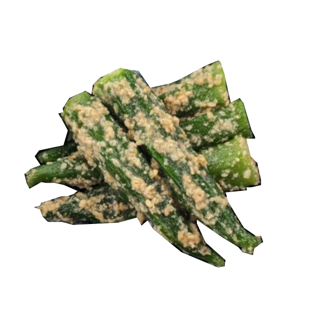 YAMADAI OKRA & GOMAAE (OKRA WITH SESAME SAUCE) 10/2.20 #