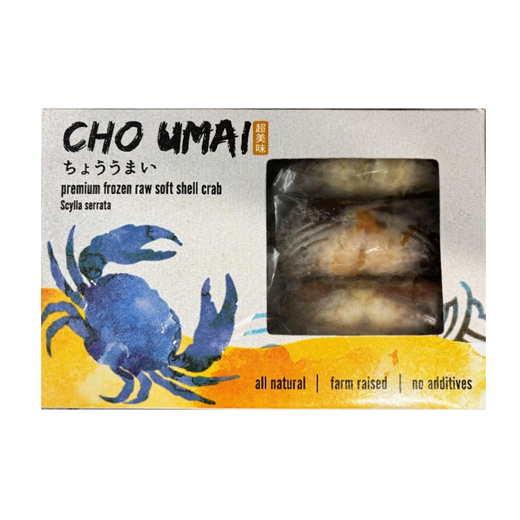 CHO UMAI SOFT SHELL CRAB HOTEL 18P FARM MYANMAR 4/2.20 #