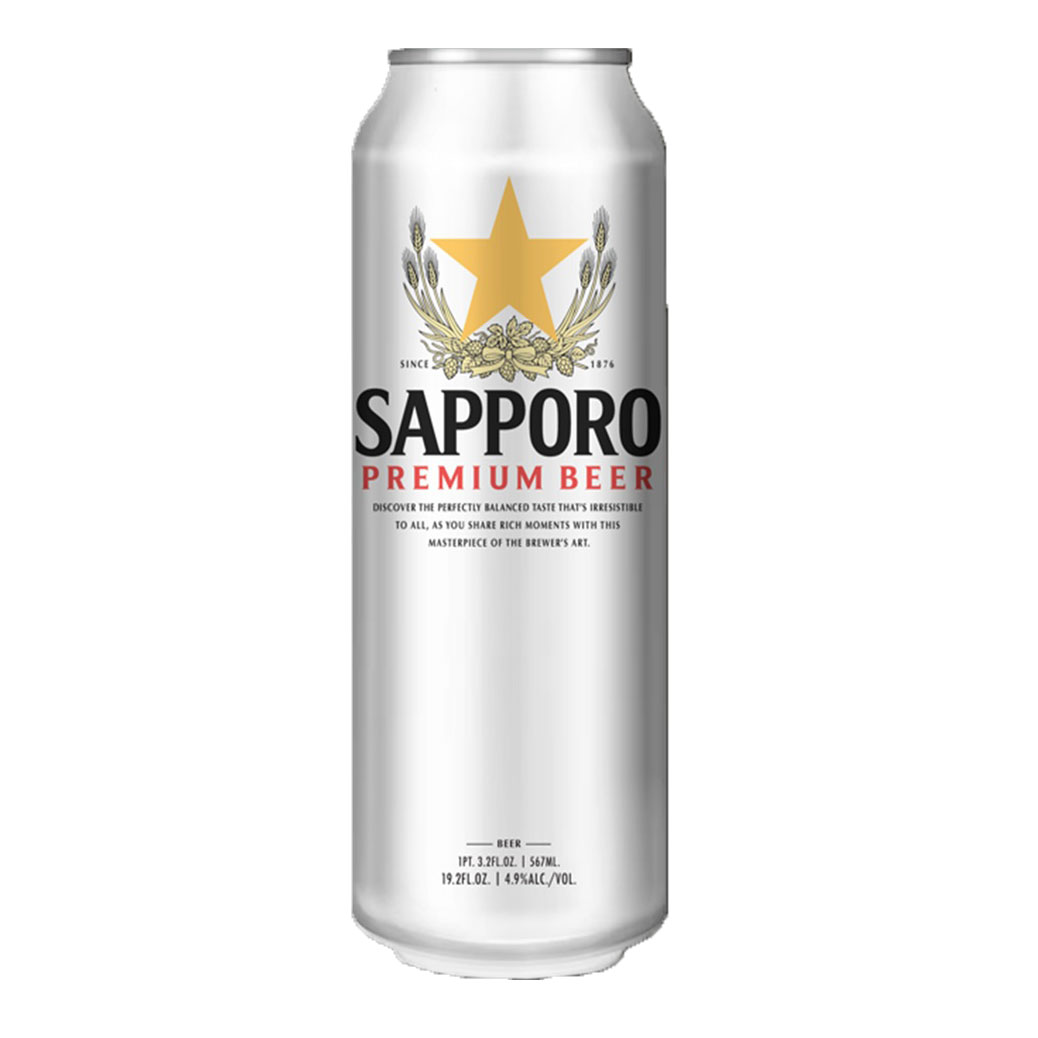SAPPORO BEER PREMIUM ALUMI CAN  12/19.20 FZ
