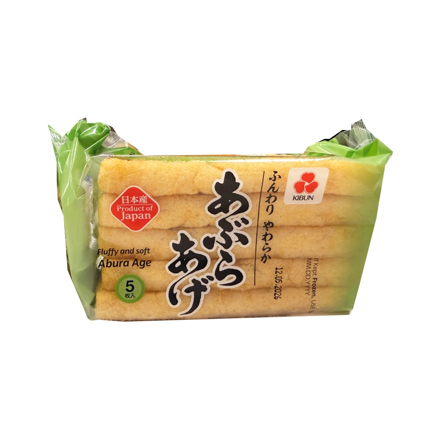 KIBUN ABURA AGE FRIED SOYBEAN CURD 5P FROZEN   20/3.35 OZ