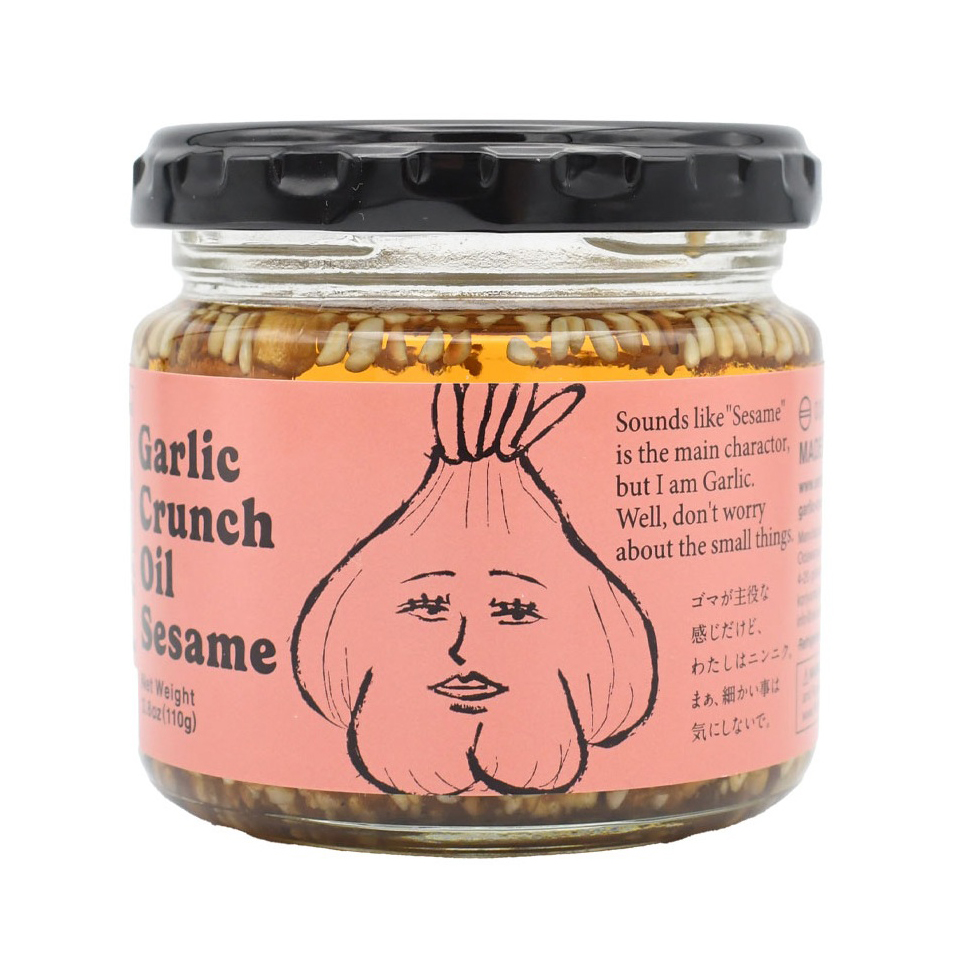 ODAWARAYA GARLIC CRUNCH OIL SESAME 4/12/3.80 OZ