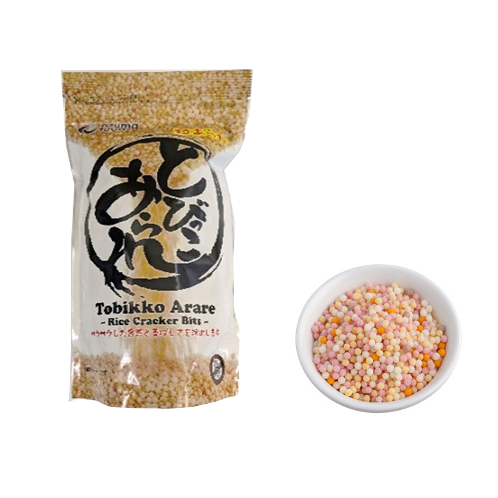 AZUMA FD TOBIKKO ARARE RICE PEARL CRACKER BITS RAINBOW 12/10.58 OZ