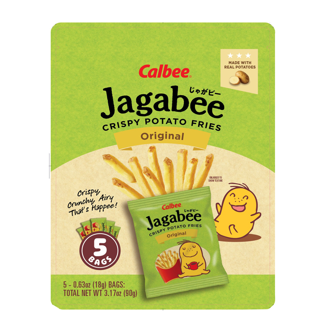 CALBEE JAGABEE ORIGINAL 5P    12/3.17 OZ