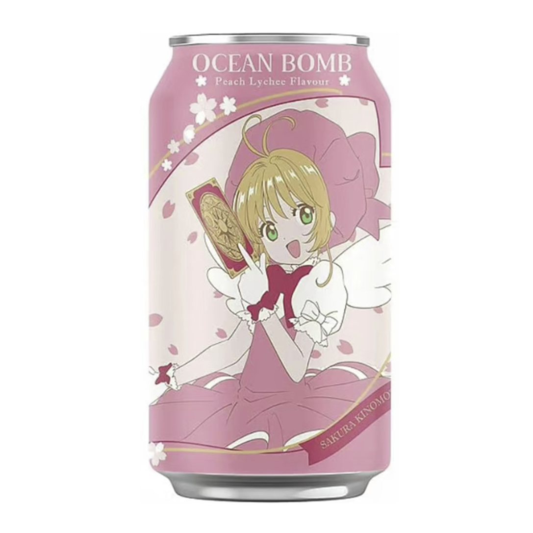 OCEAN BOMB CARDCAPTOR SAKURA SPARKLING WATER PEACH LYCHEE  24/11.10 FZ