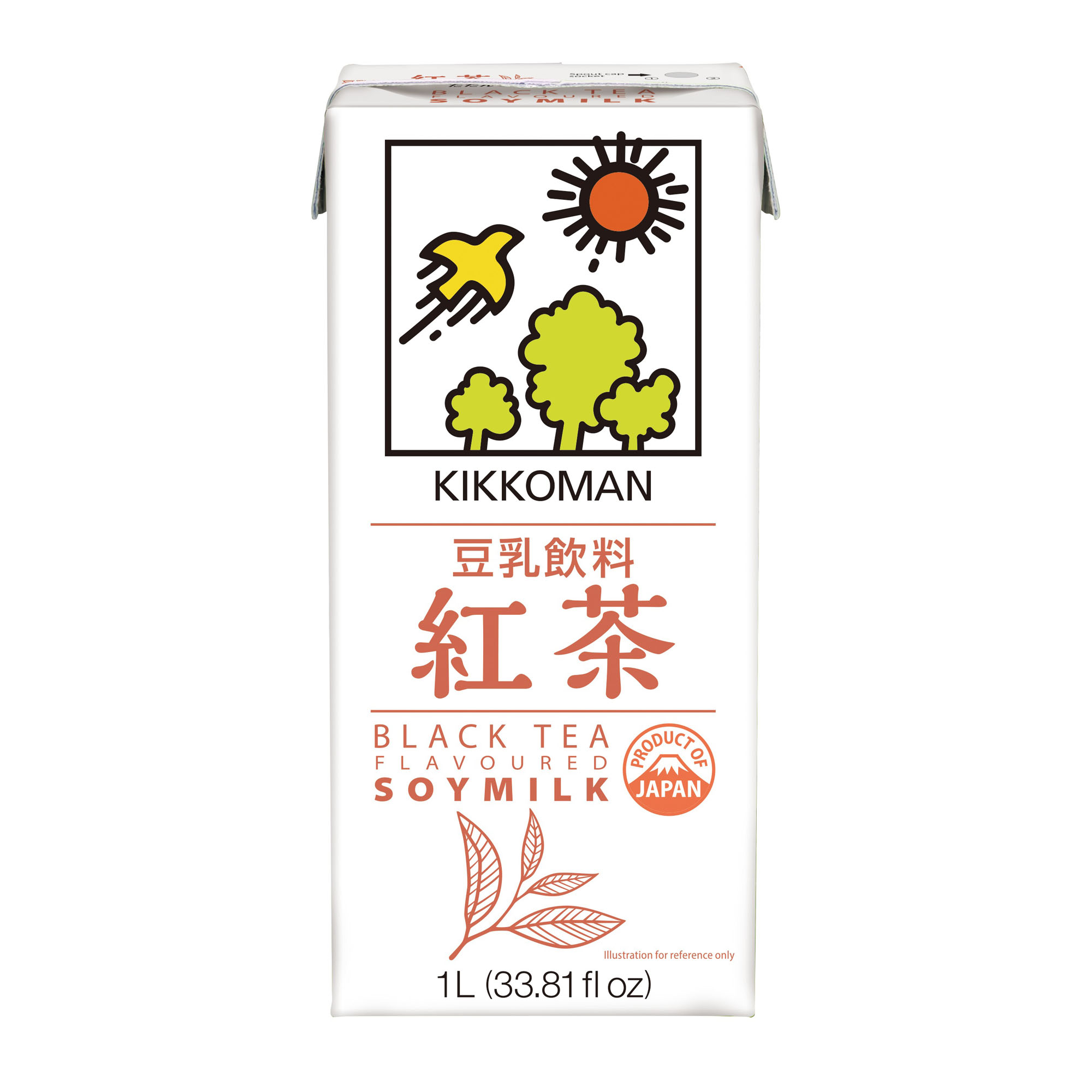 KIKKOMAN SOY MILK BLACK TEA   6/33.81 FZ