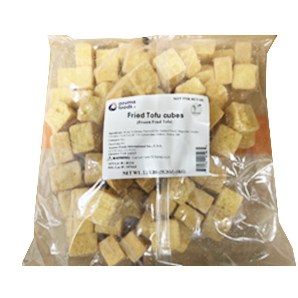 AZUMA FOOD AGE FRIED TOFU CUBES 3X2CM JAPAN 6/2.20 #