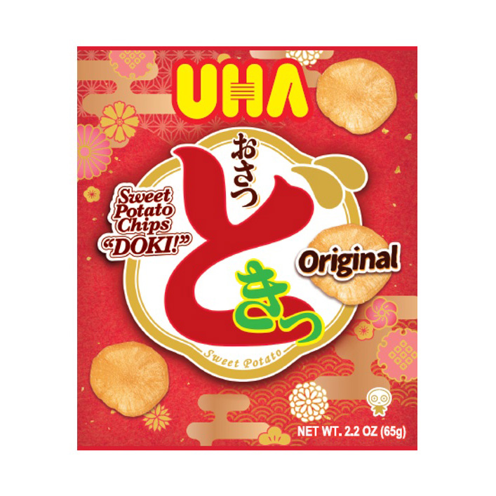 UHA OSATSUDOKI SWEET POTATO CHIPS ORIGINAL 10/2.20 OZ