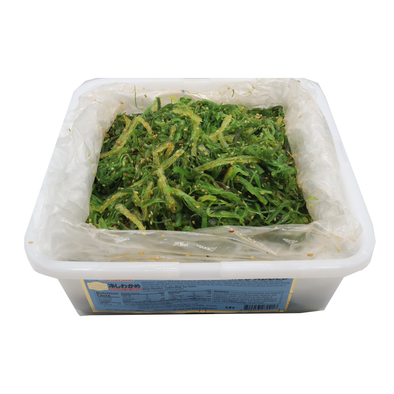MARINE FOODS HIYASHI WAKAME SEAWEED SALAD NO MSG ADDED  4/4.40 #