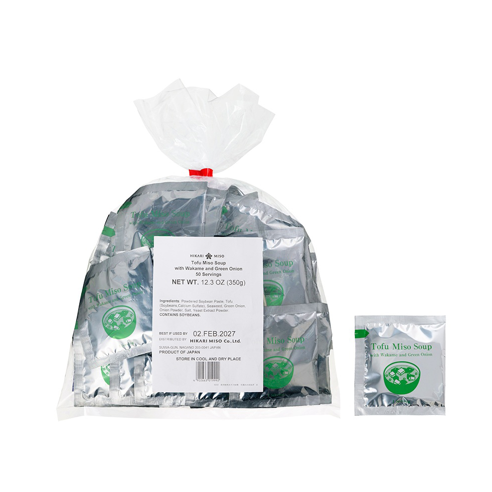 HIKARI INSTANT MISO SOUP TOFU & WAKAME & GREEN ONION 50P 30/12.30 OZ