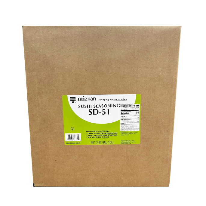 MIZKAN SUSHI SU SEASONING VINEGAR SD-51 3.97 GAL