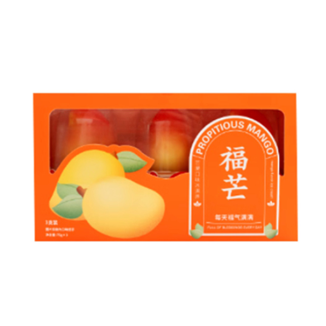 JACK & KING'S MANGO FLAVORED ICE CREAM 3P 8/7.93 OZ